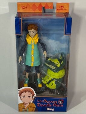 👑 MCFARLANE TOYS THE SEVEN DEADLY SINS KING & OSLO 7 INCH ANIME ACTION FIGURE